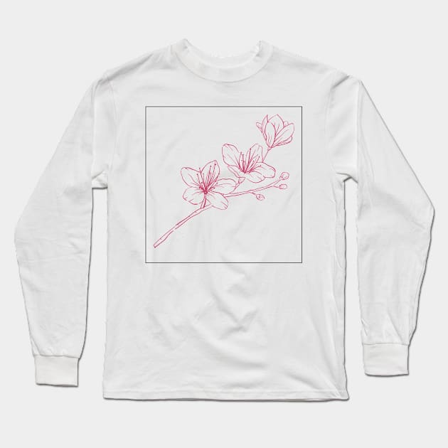 Flower Long Sleeve T-Shirt by IoannaS